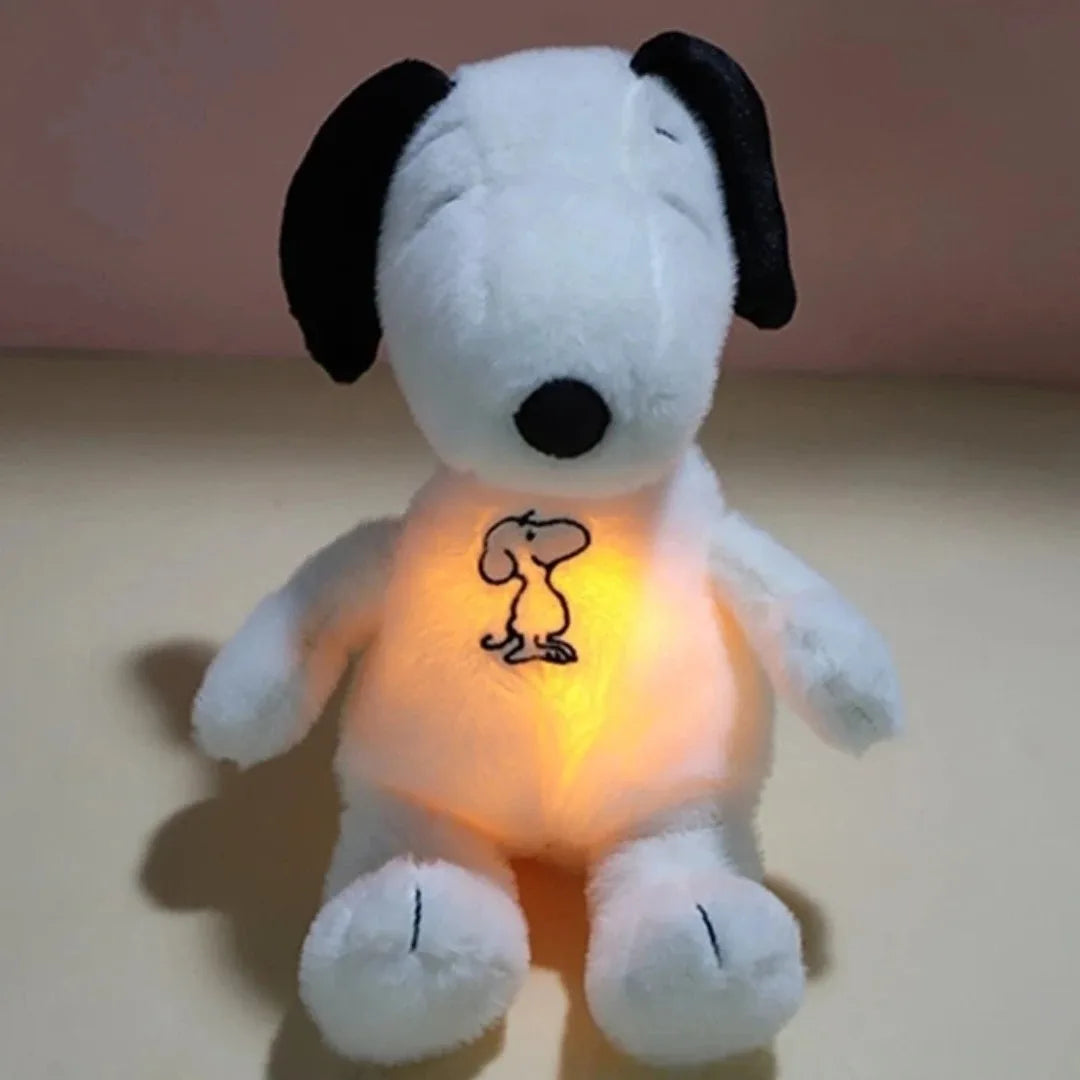 Peluche de Snoopy con respiración brillante y calmante