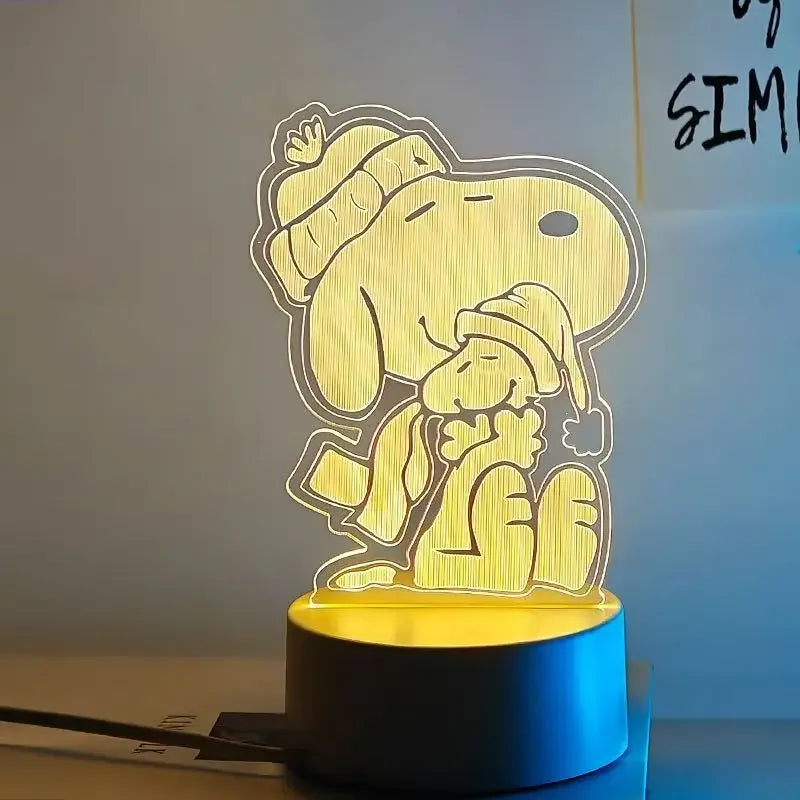 Lampara nocturna de Snoopy