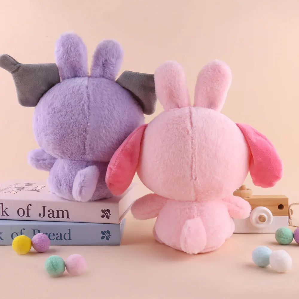 Peluche suave de Hello Kitty, Kuromi, Melody y Cinnamoroll